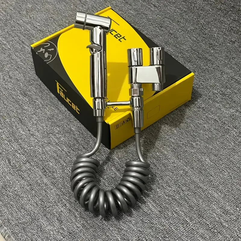 Control water flow with this stainless steel double outlet valve!
