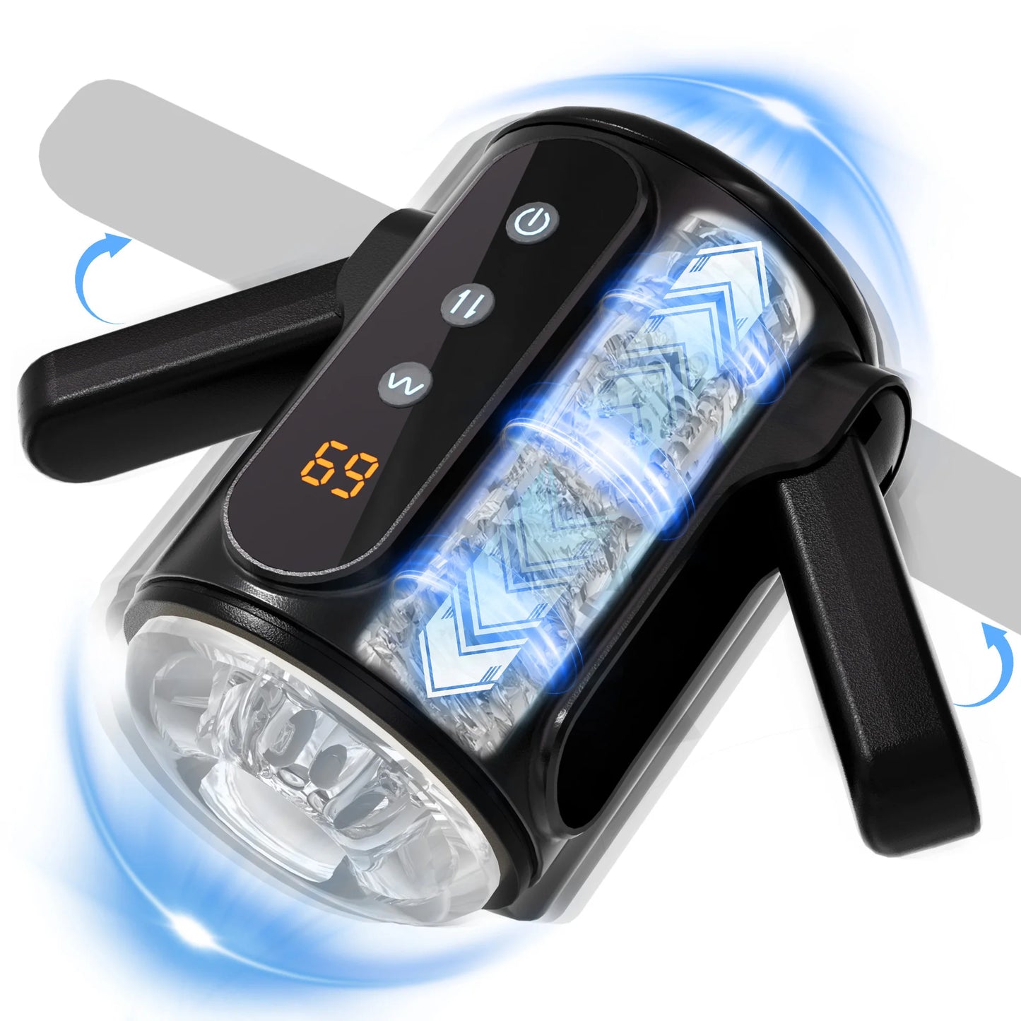 Foldable Male Masturbator with Vibration