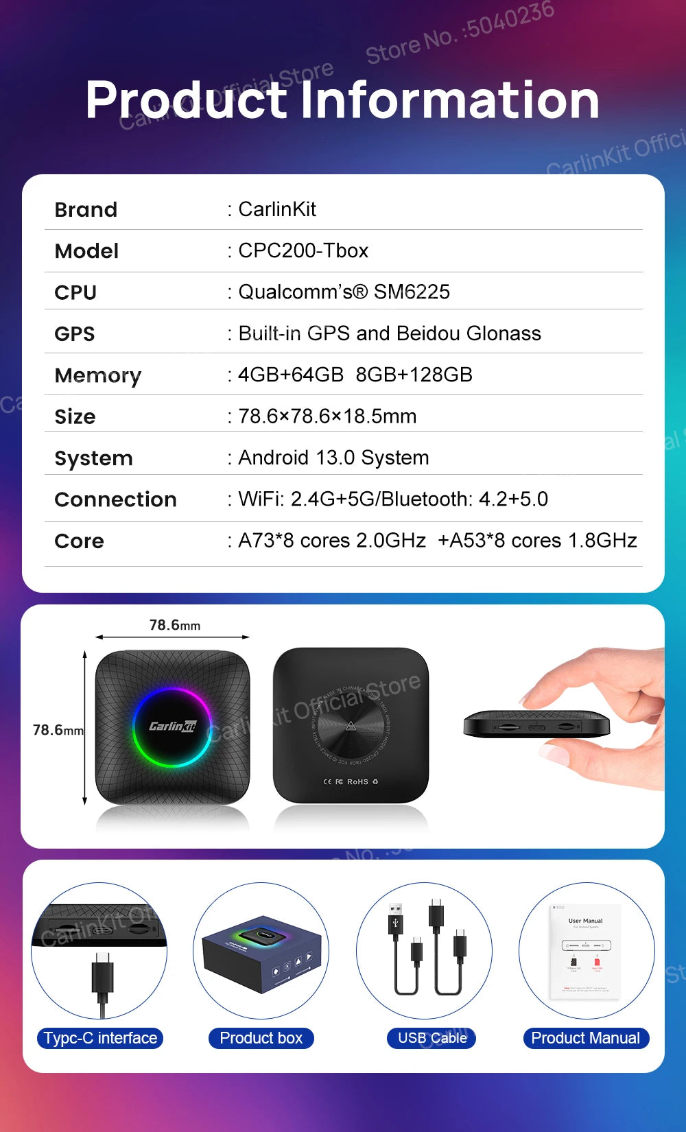 2025 CarlinKit AI Box – Wireless CarPlay with Android 13 Power!