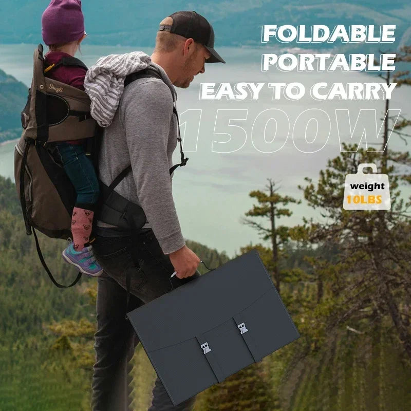 Flexible Foldable Portable Solar Panel Kit 500W-2000W