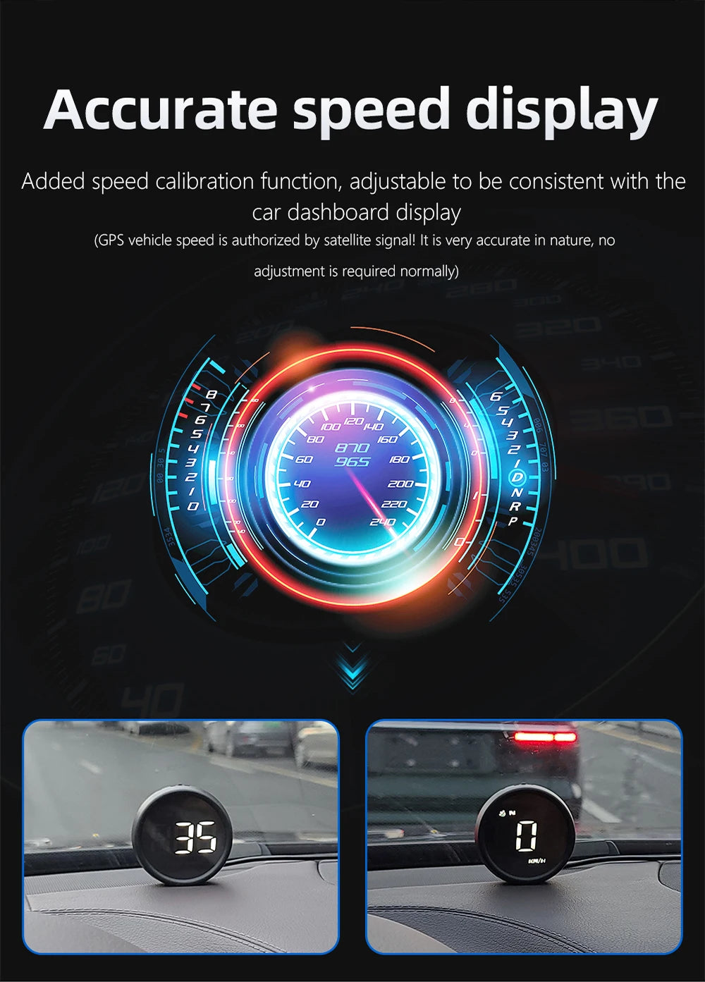 G1 GPS HUD Speedometer – Smarter Driving Starts Here!