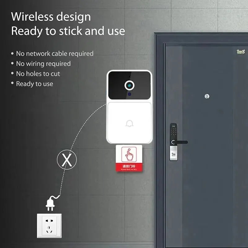 Smart WiFi Video Doorbell with Night Vision