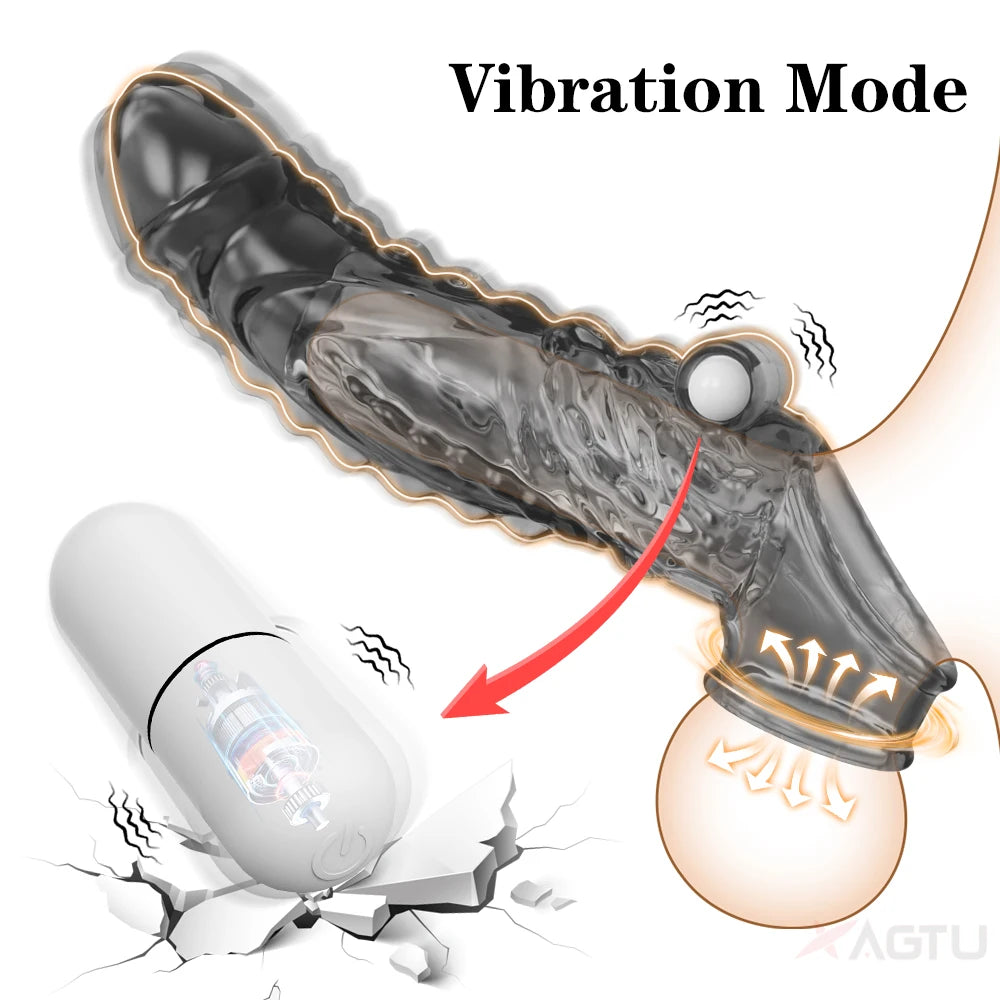 Reusable G-Spot Vibrator & Cock Ring Set