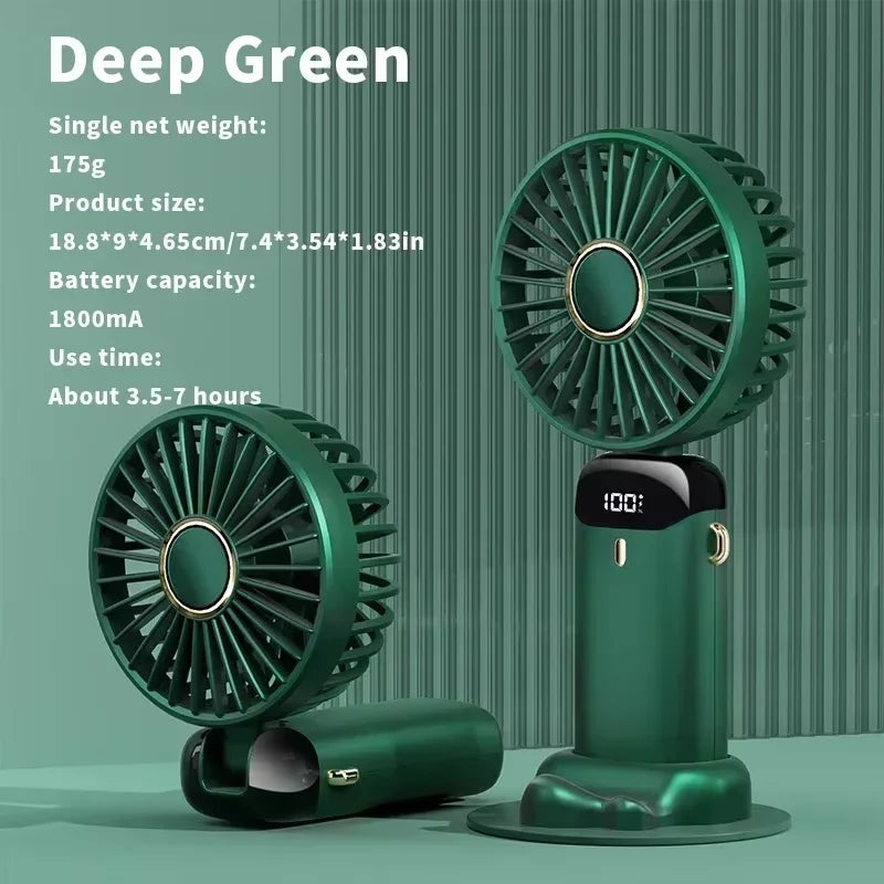 Rechargeable Neck Fan Mini Air Cooler