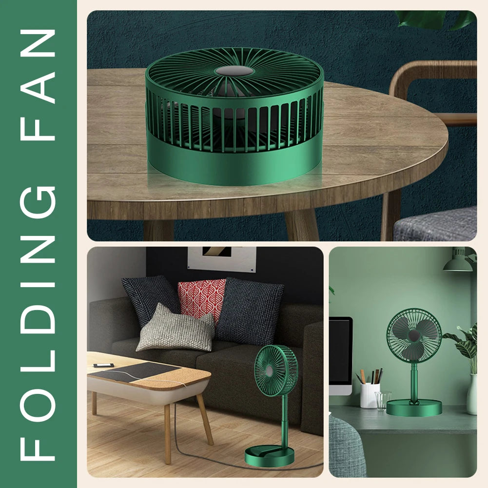 Foldable USB Rechargeable Cooling Fan