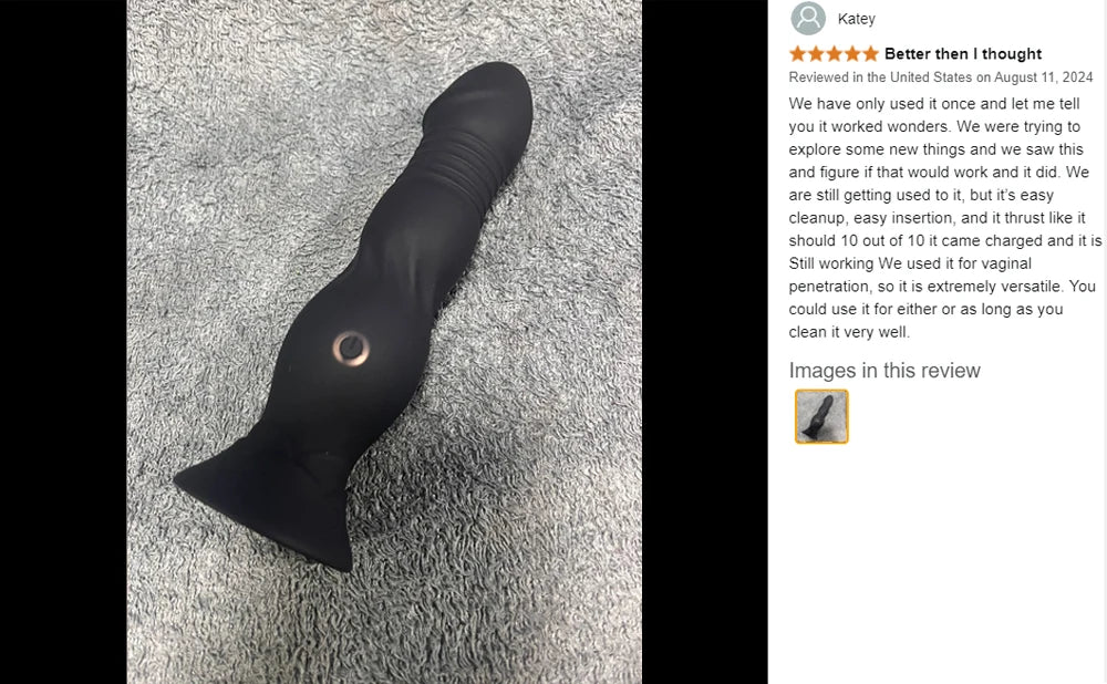 Thrusting Bluetooth Prostate Massager with Suction Base