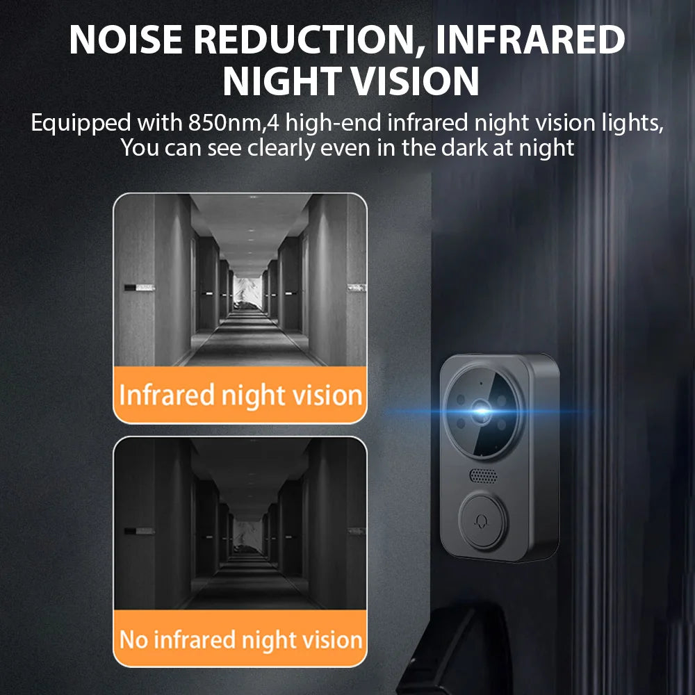 4.3" IPS Wireless Video Doorbell with Screen