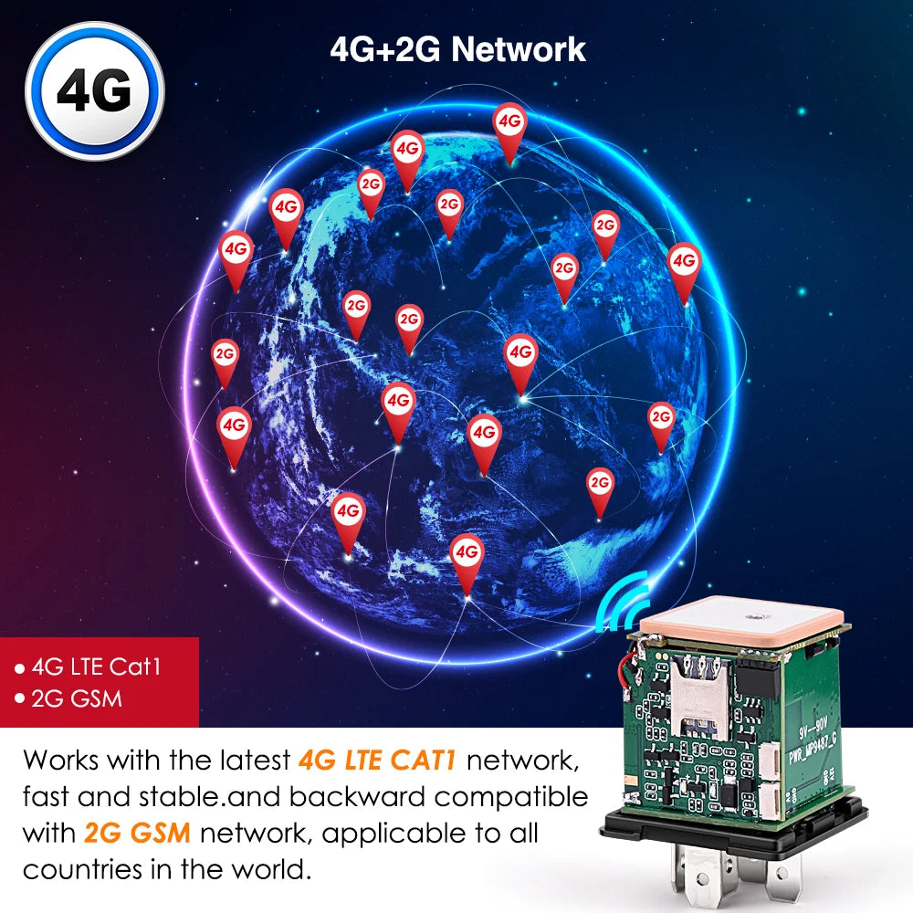 Protect your vehicle with 4G Relay GPS Tracker & Alarm!