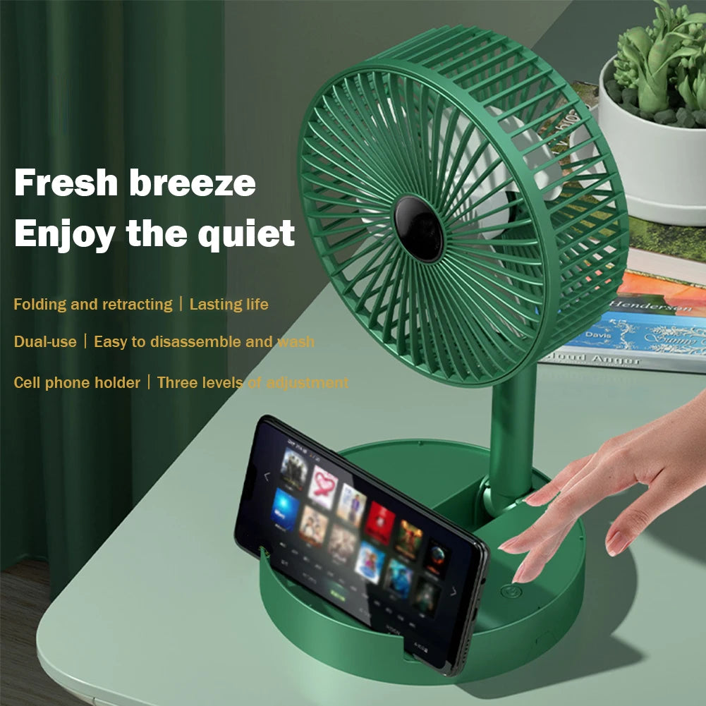 Foldable USB Rechargeable Cooling Fan