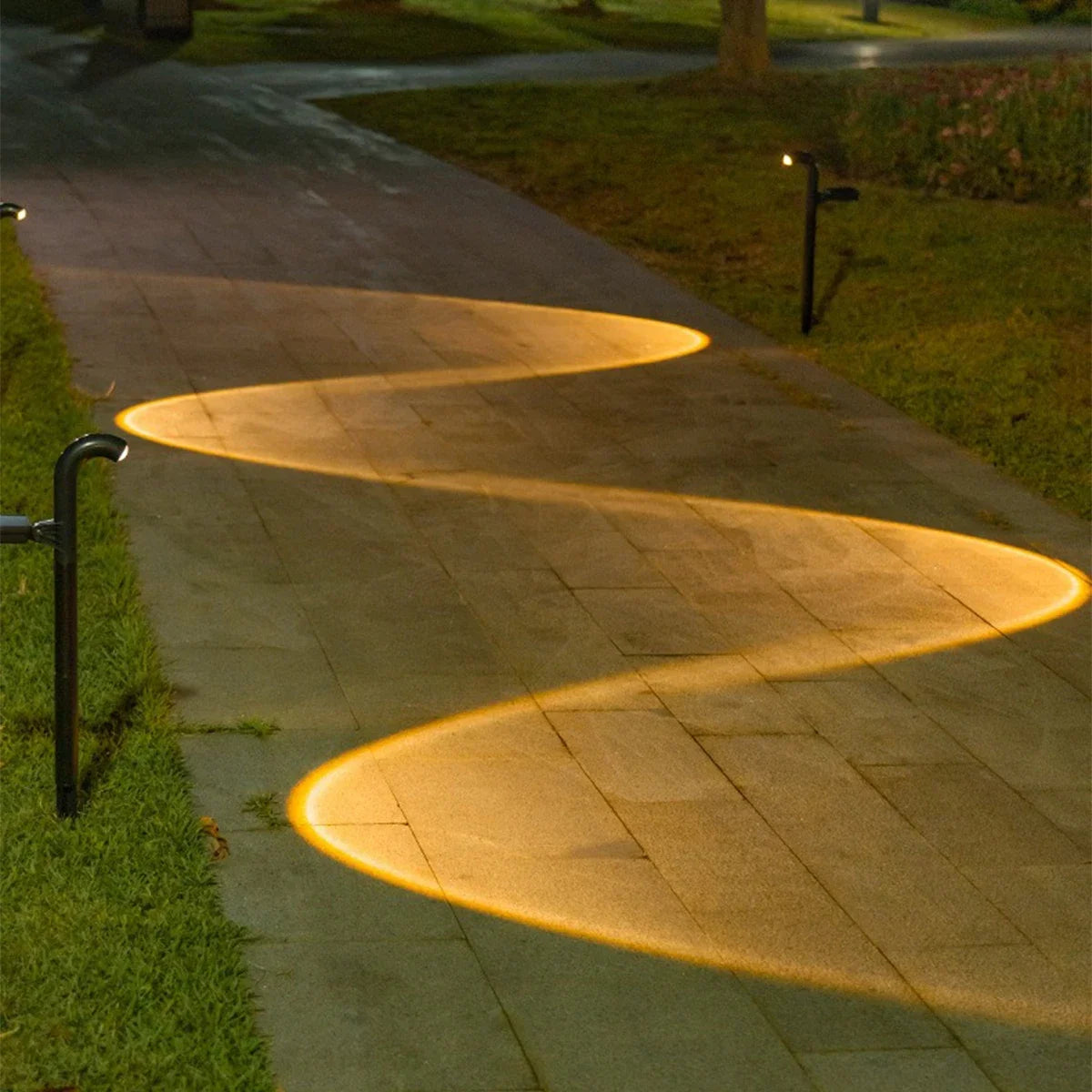 Waterproof LED Solar Garden Path Lights