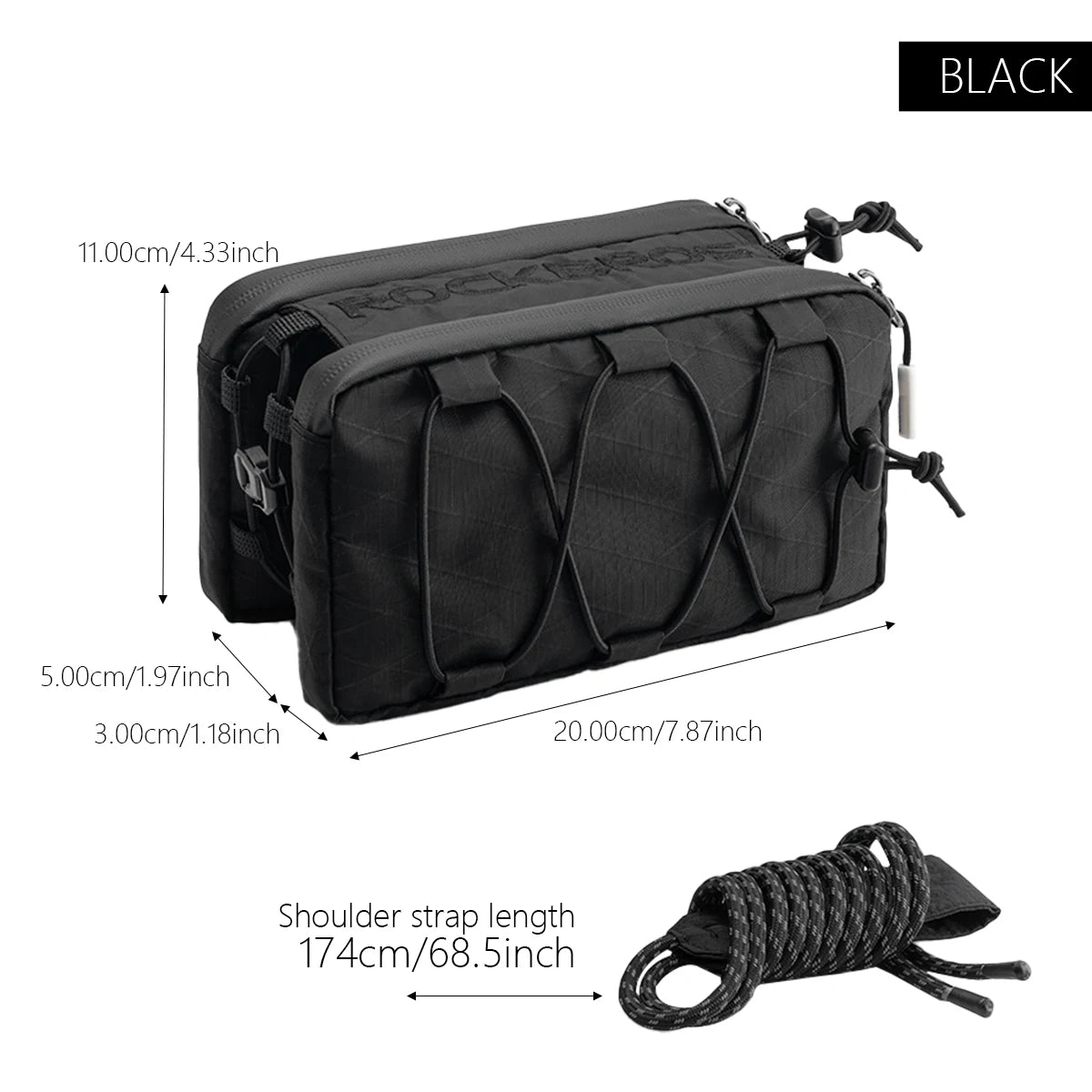 Top Tube Bicycle Bag – Frame & Saddle Storage with Phone Holder