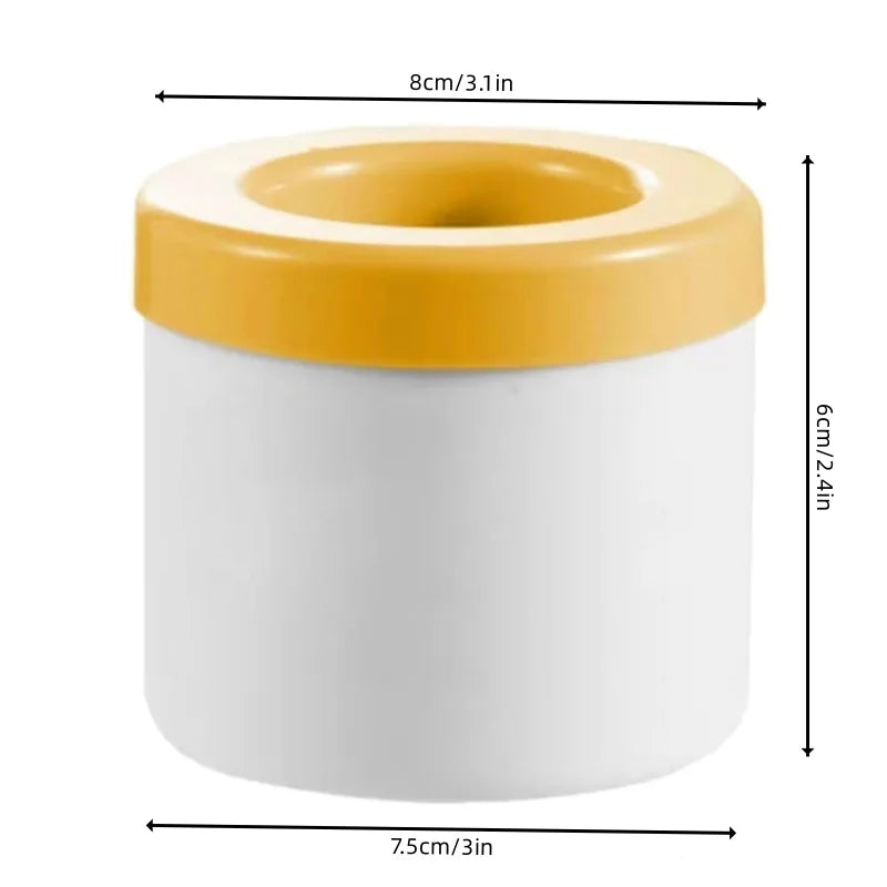 Mini Silicone Ice Cube Mold & Storage Bucket