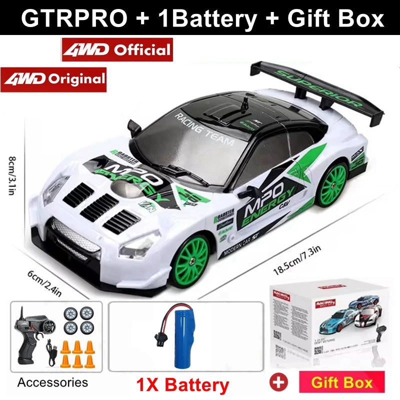 2.4G Drift RC Car – 4WD Remote Control Racing Toy
