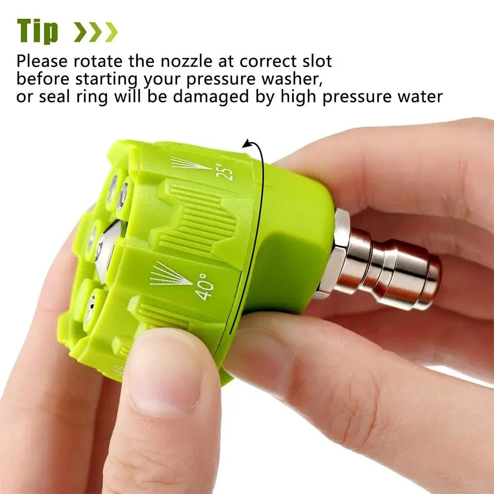 Universal 6-in-1 Power Washer Nozzle Tip