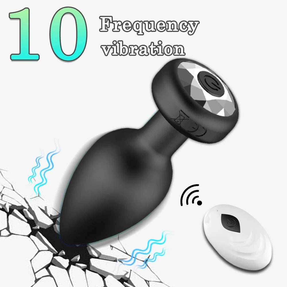 1PC Wireless Remote Anal Vibrator