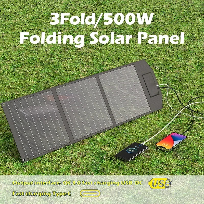 Flexible Foldable Portable Solar Panel Kit 500W-2000W