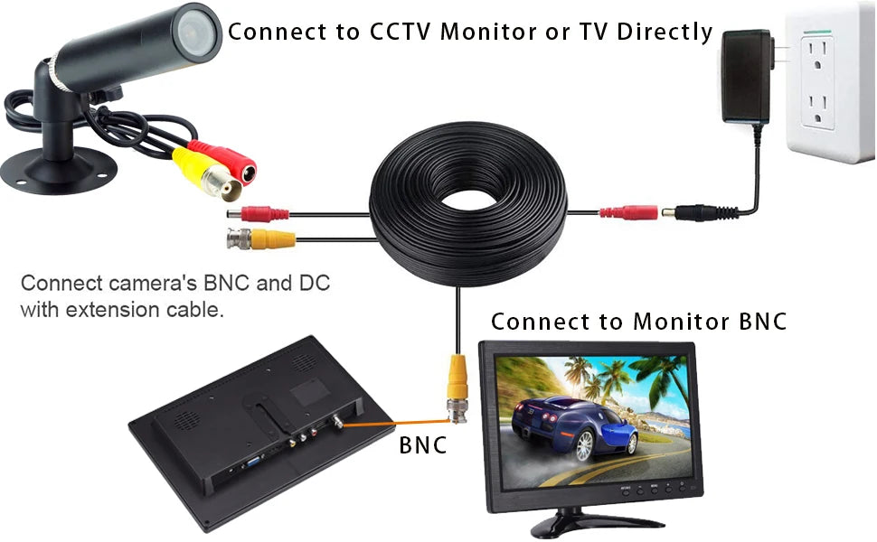Uvusee 1000TVL Mini Bullet CCTV Security Camera