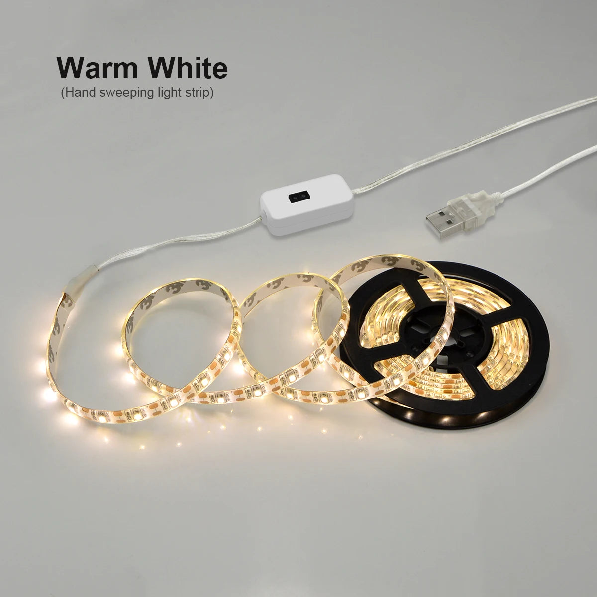 Motion Sensor LED Strip Light – USB Powered