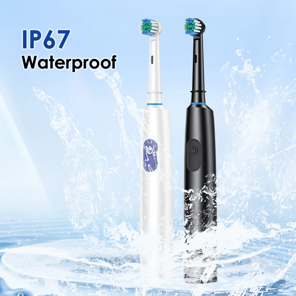 Smart Rotating Electric Toothbrush for Adults