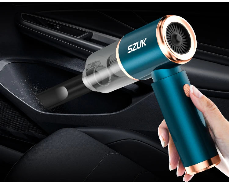 Wireless Mini Car Vacuum Cleaner – Strong Suction