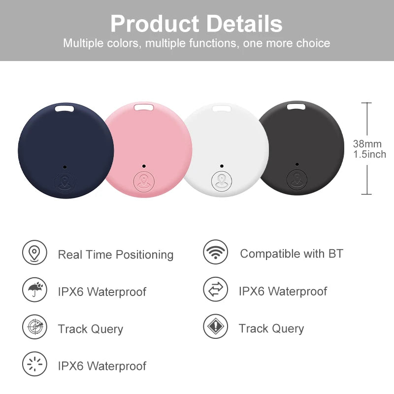 Mini GPS Tracker & Bluetooth Finder for Essentials