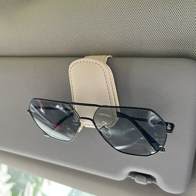 Car Sun Visor Sunglasses Clip & Card Holder