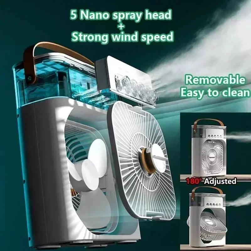 New 3 In 1 Fan AIr Conditioner Household Small Air Cooler - Clickilix