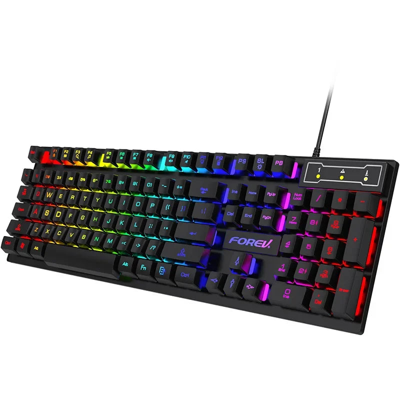 104-Key Backlit Mechanical Gaming Keyboard & Mouse Set
