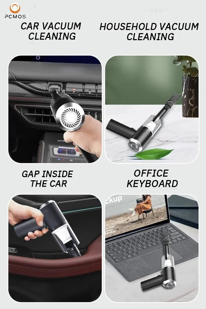 Wireless High Power Vacuum Cleaner for Car & Home
