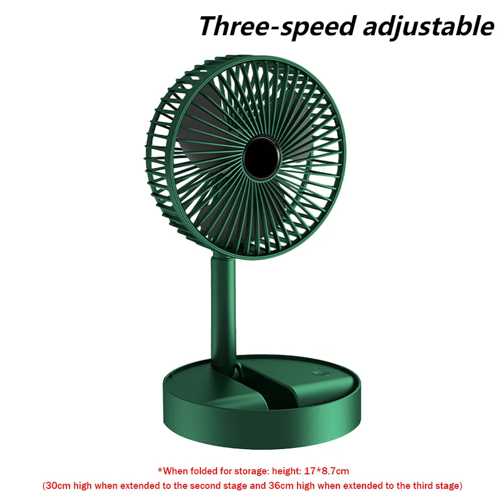 Foldable USB Rechargeable Cooling Fan