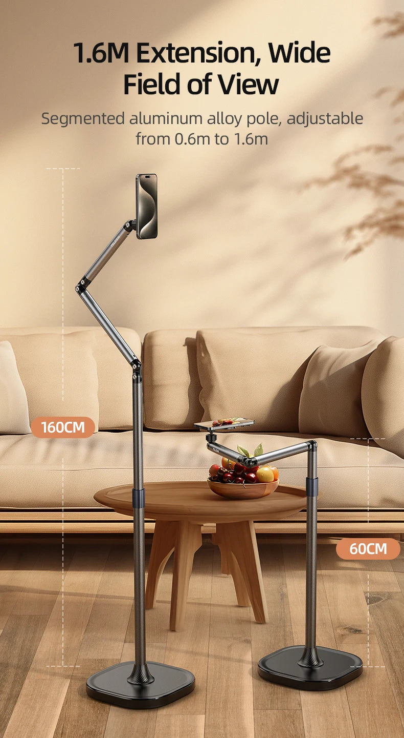 TELESIN Magnetic Floor Phone Stand Holder
