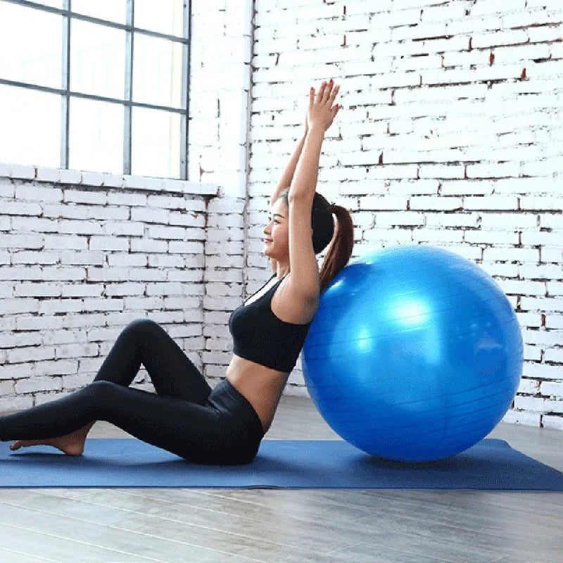 45cm PVC Fitness Yoga Ball – Thickened & Durable