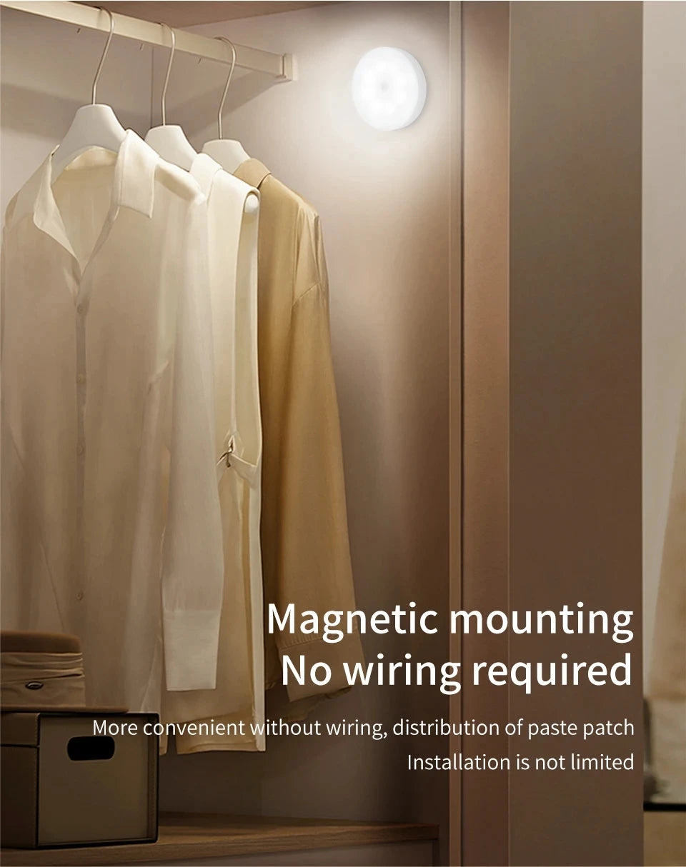 Smart USB Rechargeable Motion Sensor Cabinet Light