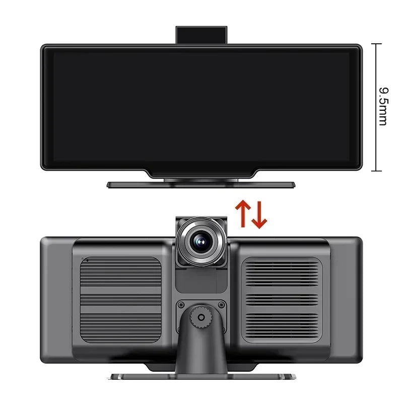 10.26'' 4K Dash Cam with Carplay & Android Auto
