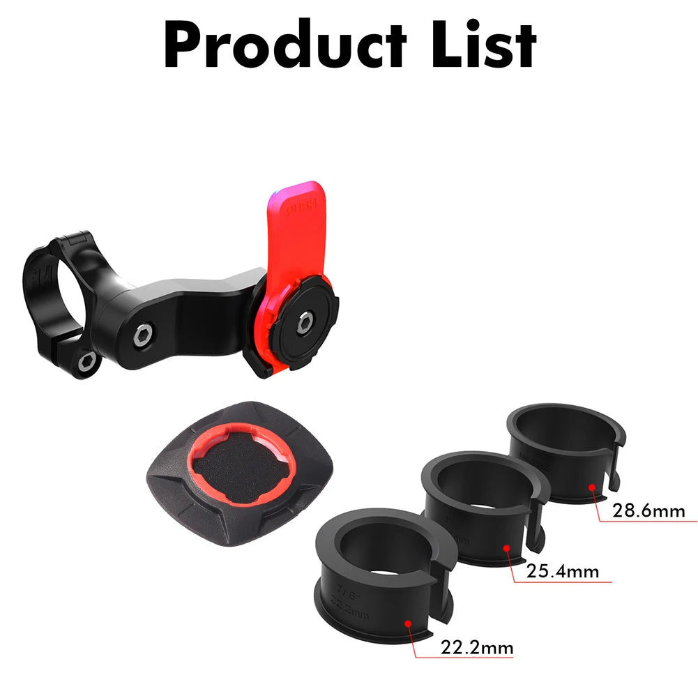 Shock-Absorbing Motorcycle Phone Mount Holder