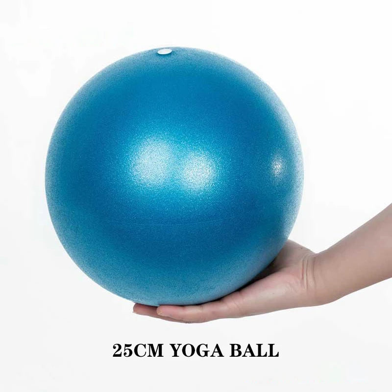 25cm Mini Yoga Ball – Thick PVC, Non-Slip Fitness