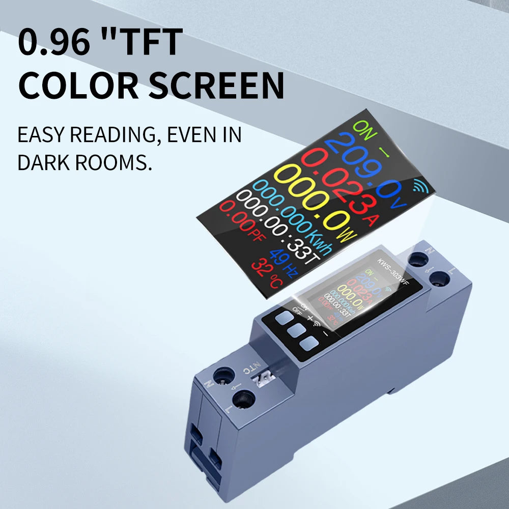 Tuya WiFi Smart Switch with Energy Meter