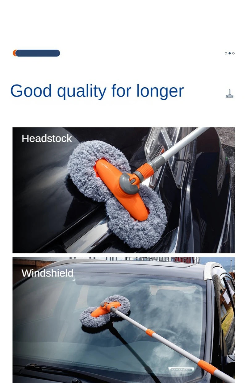 Telescopic Double-Head Car Wash Mop