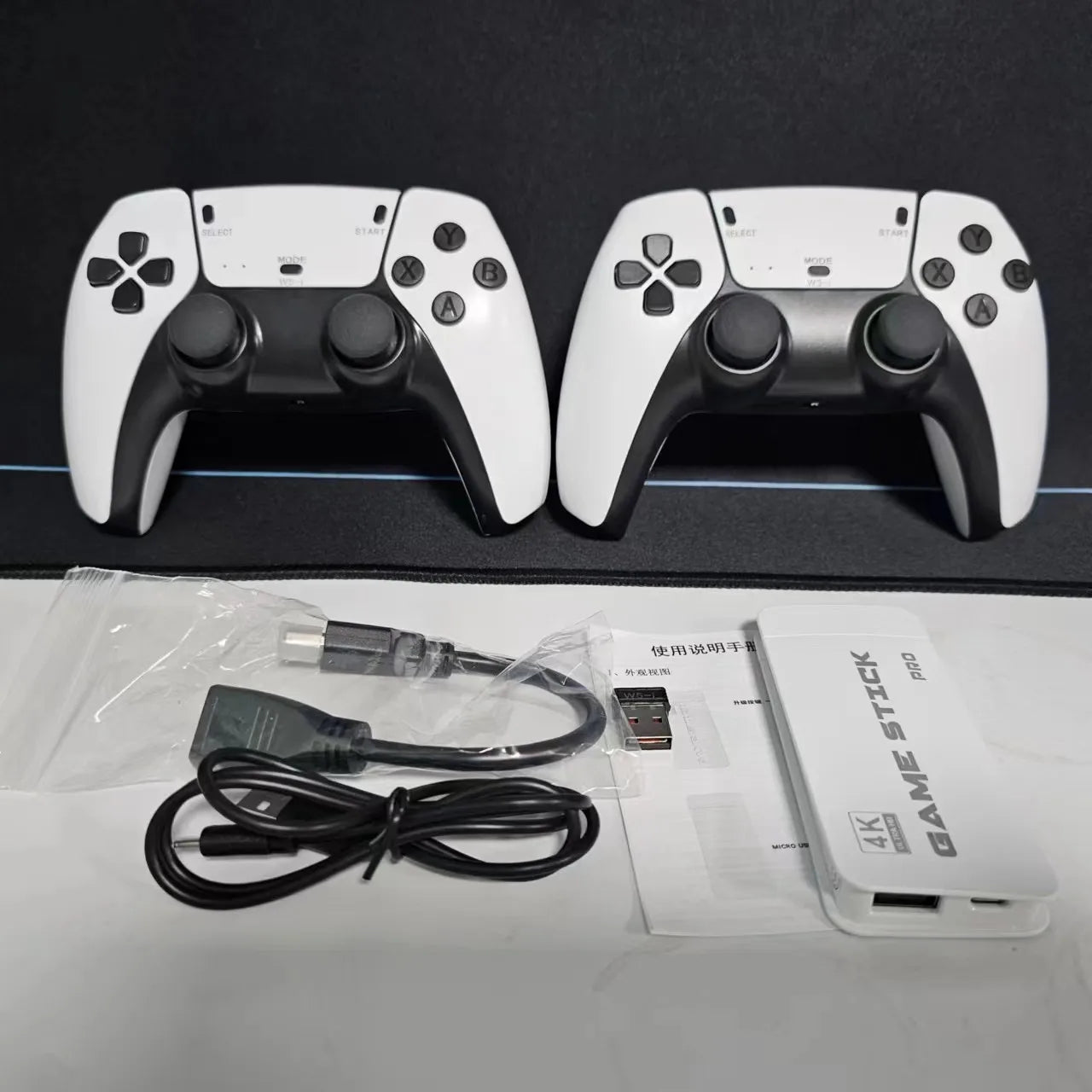 M15 4K Retro Game Stick with Wireless Controllers