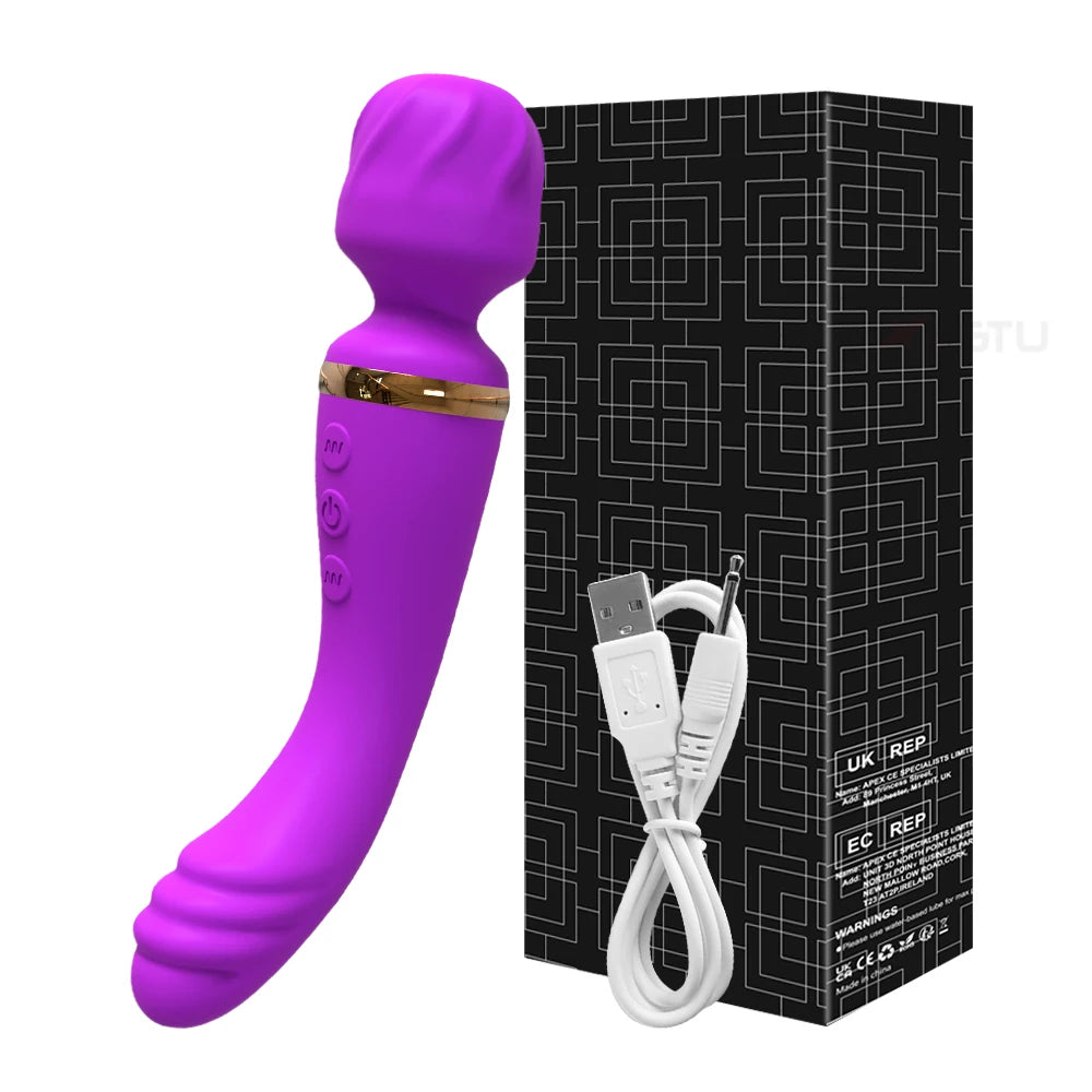 Dual Motor Vibrator USB Clit & G-Spot Toy
