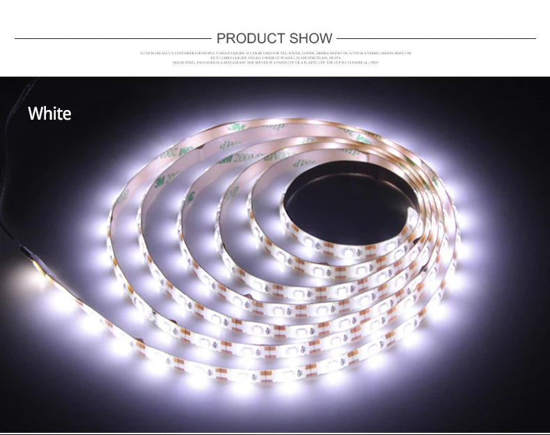 Motion Sensor LED Strip Light – USB Powered
