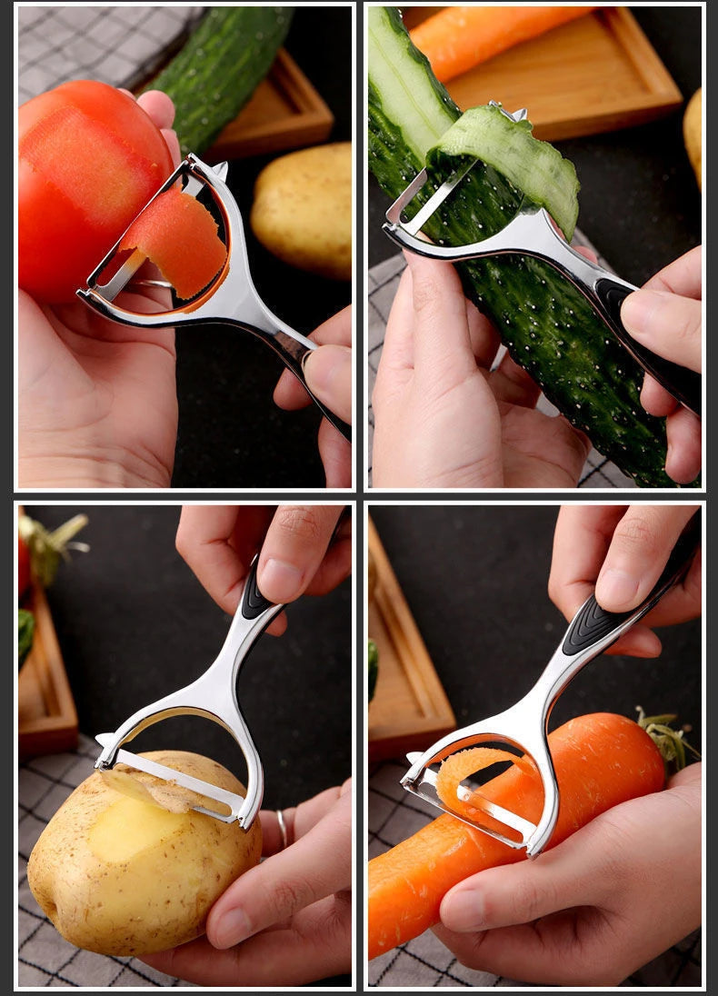 Stainless Steel Multi-Function Vegetable Peeler