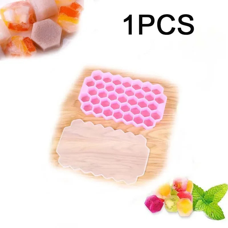 148-Cavity Honeycomb Ice Cube Tray – Chill More, Refill Less