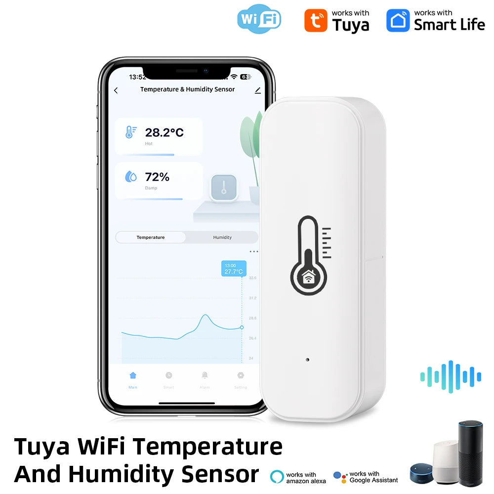 Tuya WiFi Temperature Humidity Sensor Smart