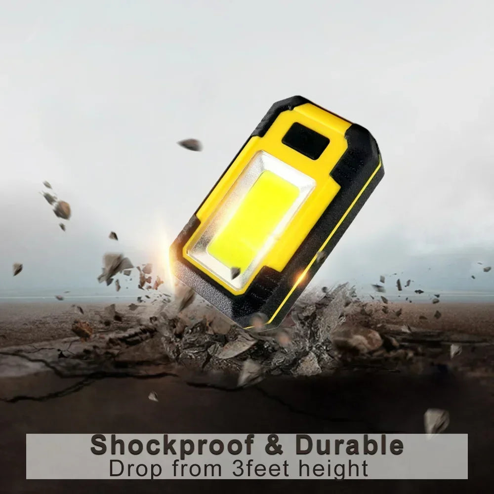 Rechargeable LED Flashlight & Work Light with Power Bank