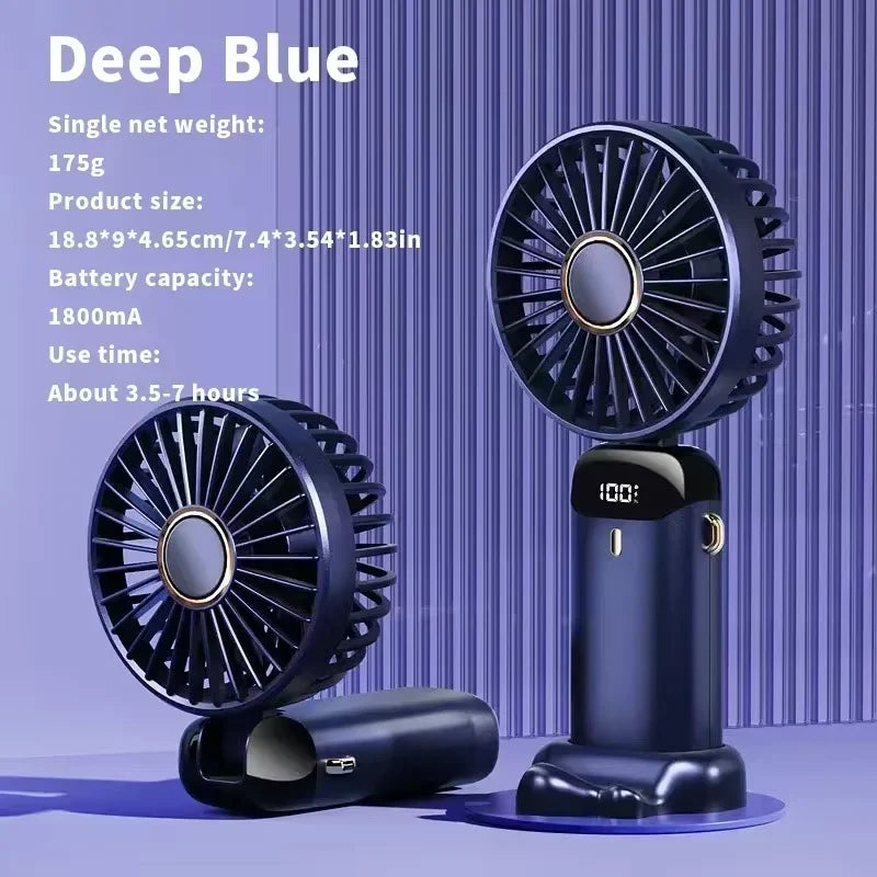 Rechargeable Neck Fan Mini Air Cooler