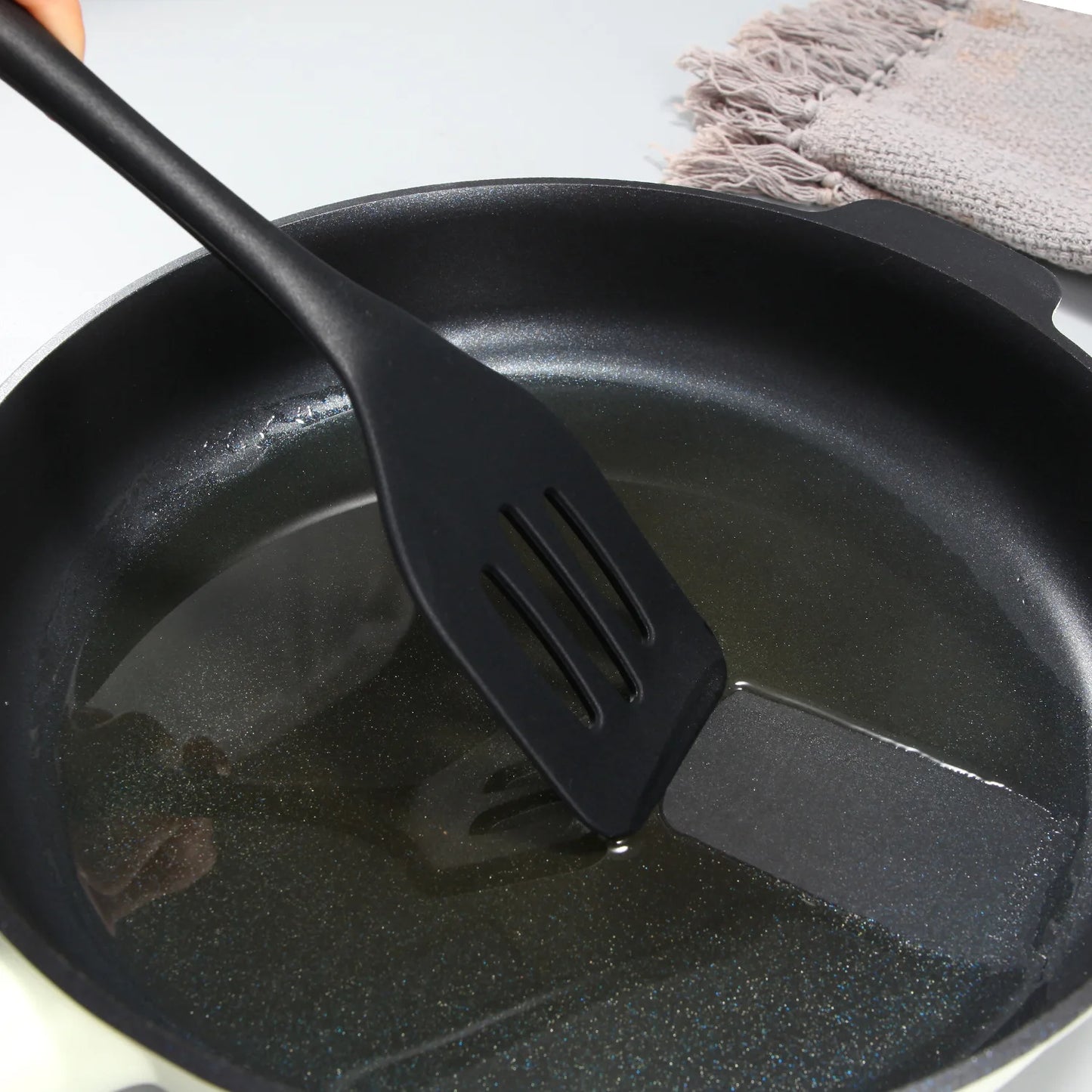 Silicone Slotted Turner Spatula for Cooking