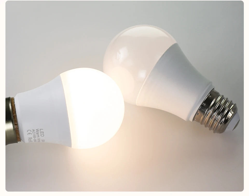 4pcs E27 LED Bulbs 3W-18W Energy Saving Lights