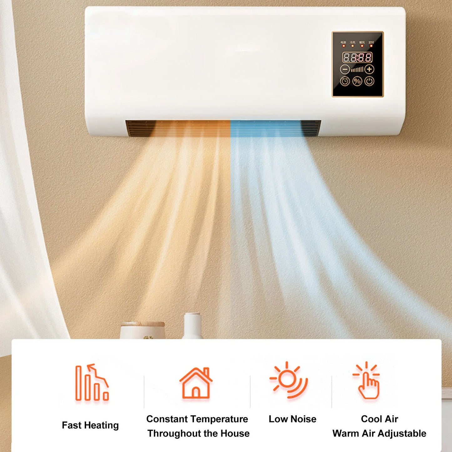 Wall Mounted Air Cooler & Heater