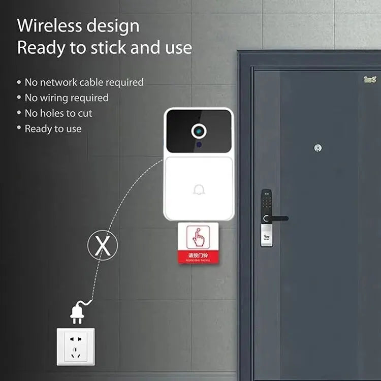 Smart WiFi Video Doorbell with Night Vision
